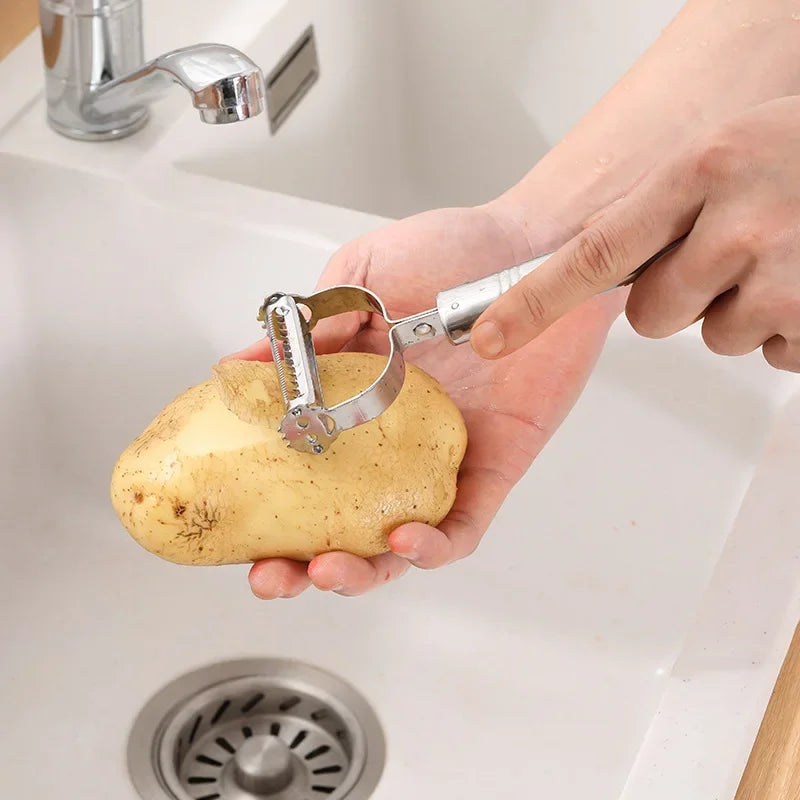 1pc Kitchen Vegetables Fruit Peeler Vegetable Slicer High Quality Stainless Steel Potato Cucumber Carrot Grater Julienne Peeler