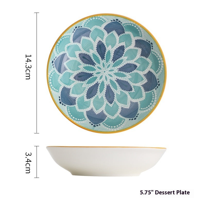 Bohemian Ceramic Sauce Dish Spit Bones