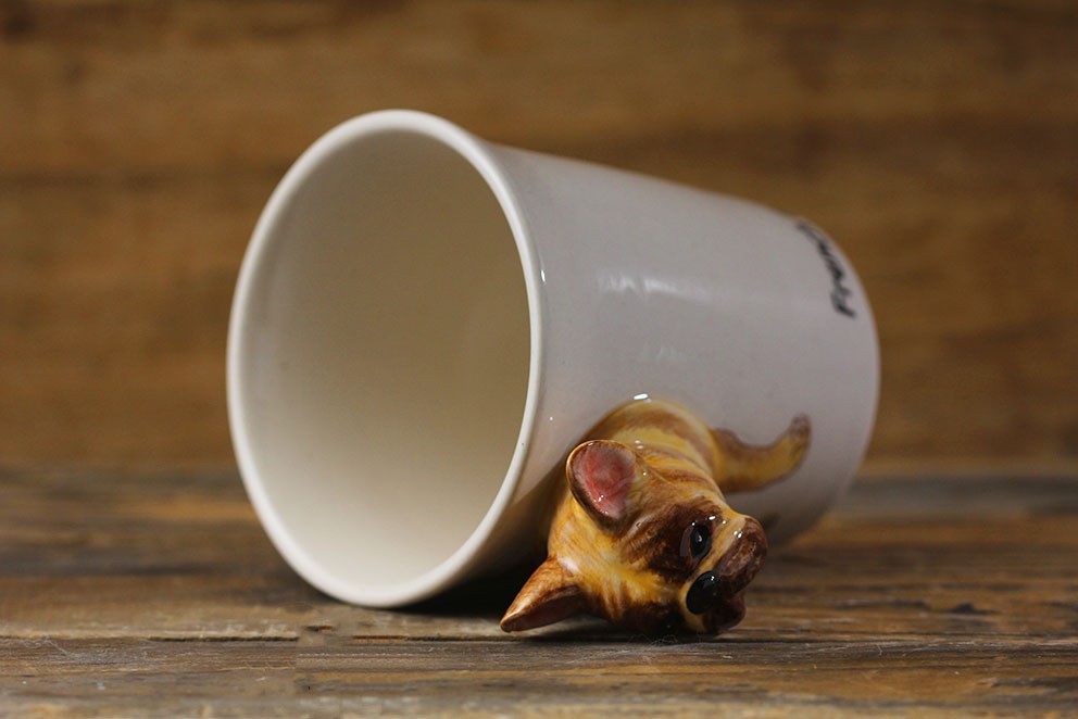 Thailand Hand Painted Animal Mug