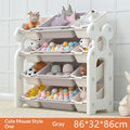 Multi-Tiered Floor Toy Rack For Kids Simple Home Organizer For Sorting And Storing Baby Toys