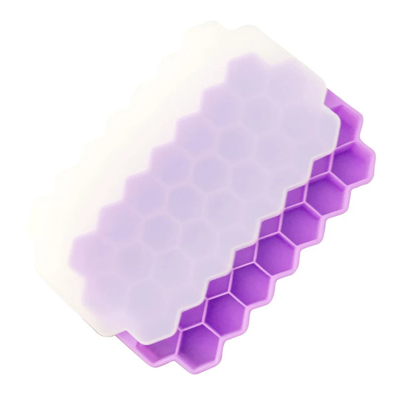 37 Grids Silicone Meatball Mold With Lid Honeycomb Rice Ball Maker Fish Balls Beef Balls Mold Meat Tools Kitchen Accessories