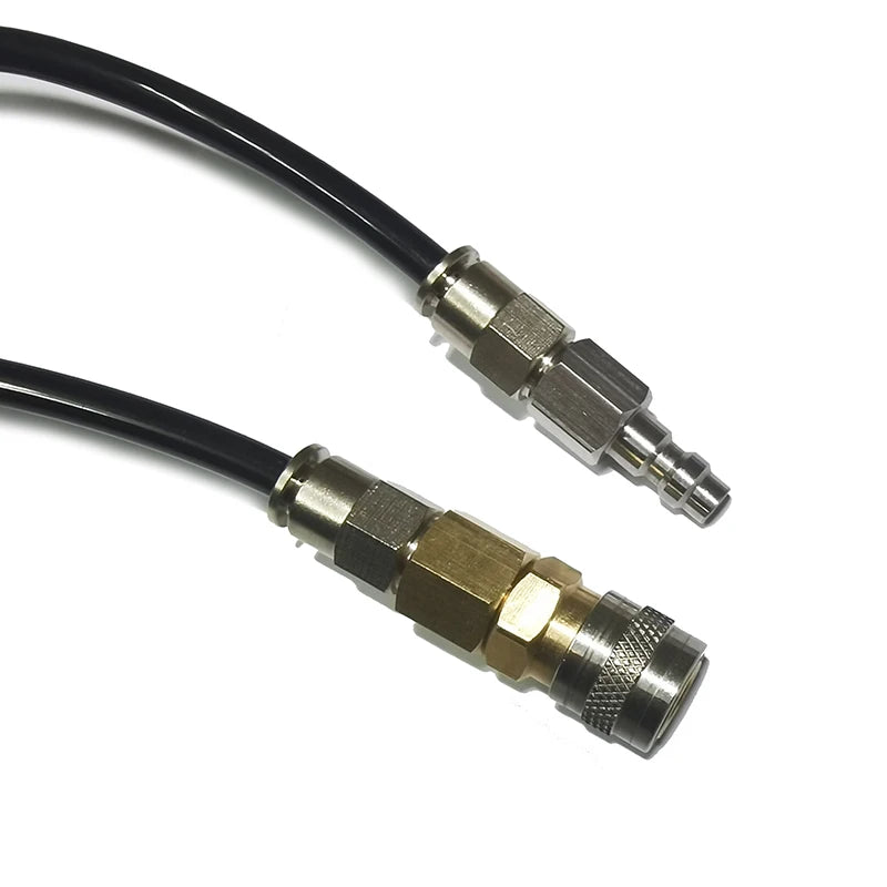 Air HPA Soft Coil Hose Female 2302 Male 23-2 Adapter Foster Quick Disconnect Coupler (US) Fill Whip 150psi/10bar