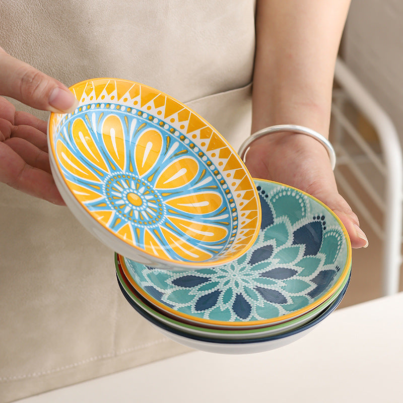 Bohemian Ceramic Sauce Dish Spit Bones