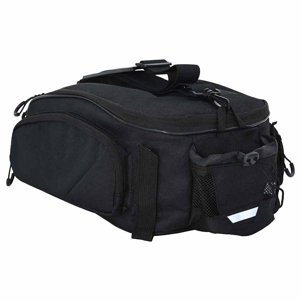bicycle bag, black, 38 x 21 x 16 cm, polyester