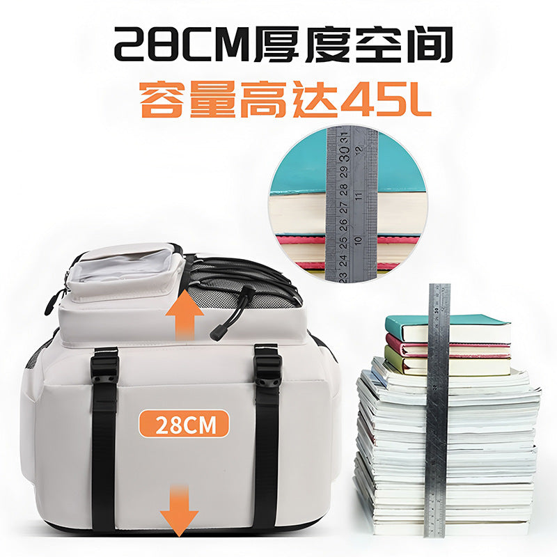 2026 New Lightweight Backpack for Primary and Middle School Students for Weight Reduction and Spine Protection for Middle School Students and High School Girls' Large Capacity Ultra-Light Backpack