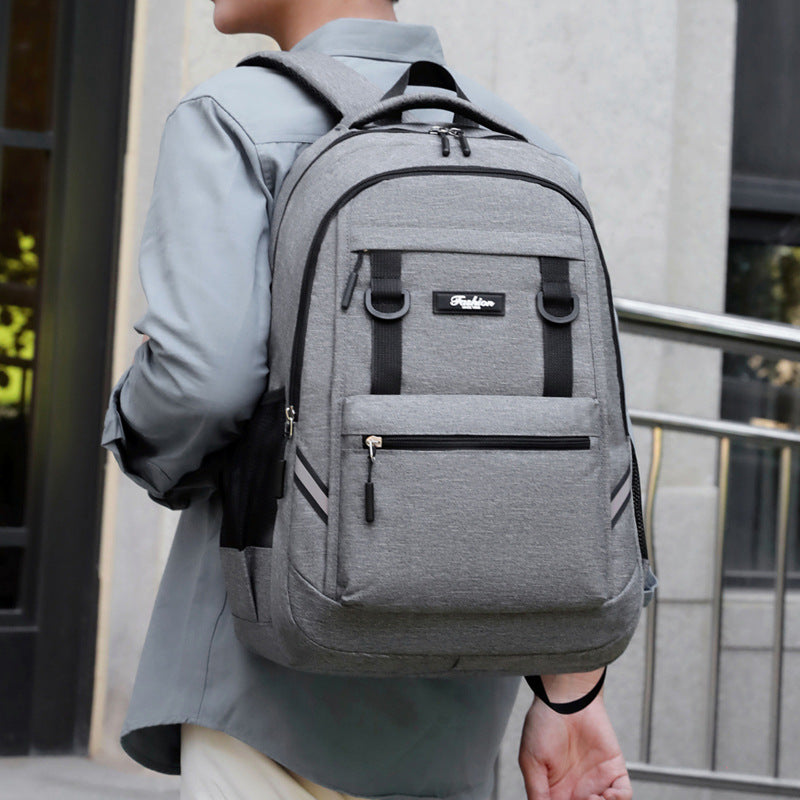 New large-capacity backpack for men and women, student backpack, computer bag, stylish backpack, premium travel bag storage