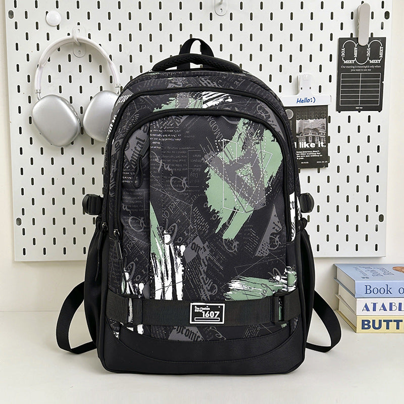 Japanese-style large-capacity backpack for men, college students, leisure sports, computer travel, lightweight backpack, backpack for junior high and high school students