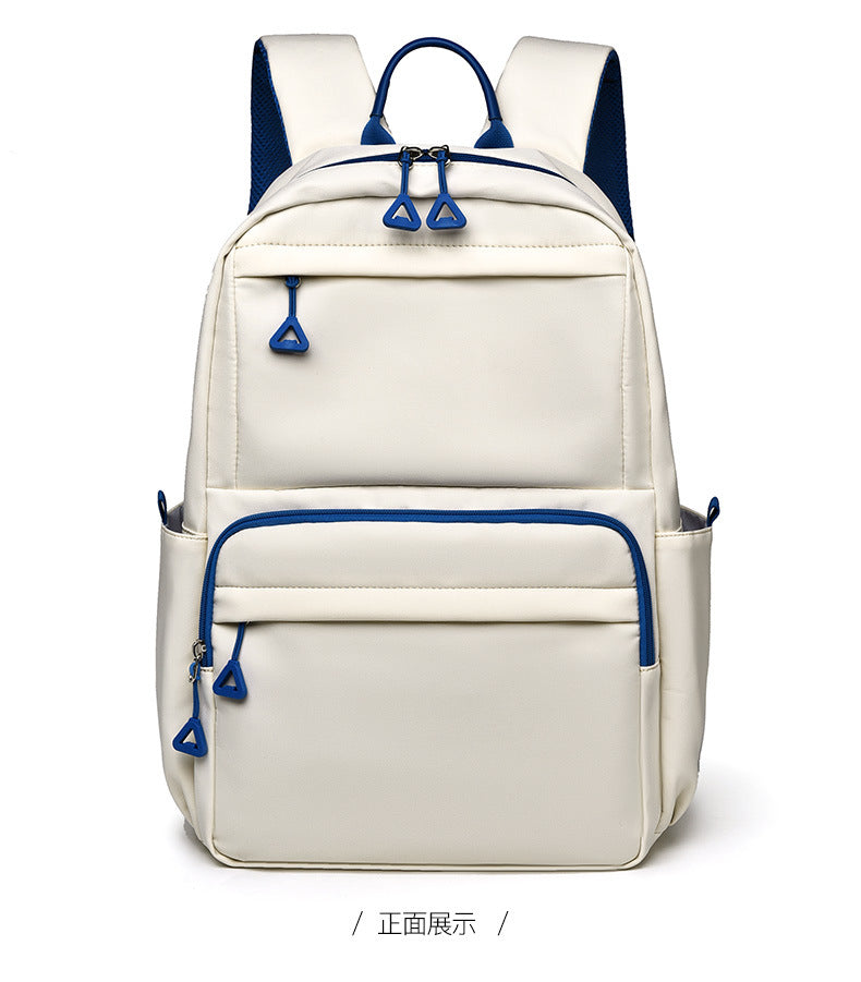 New backpack backpack 14 inch Korean simple student large capacity junior high and high school student casual wholesale