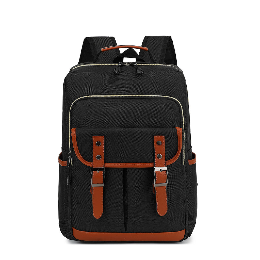 Foreign trade backpack men's personality school bag junior high school student school bag cross-border backpack travel bag large capacity oxford cloth