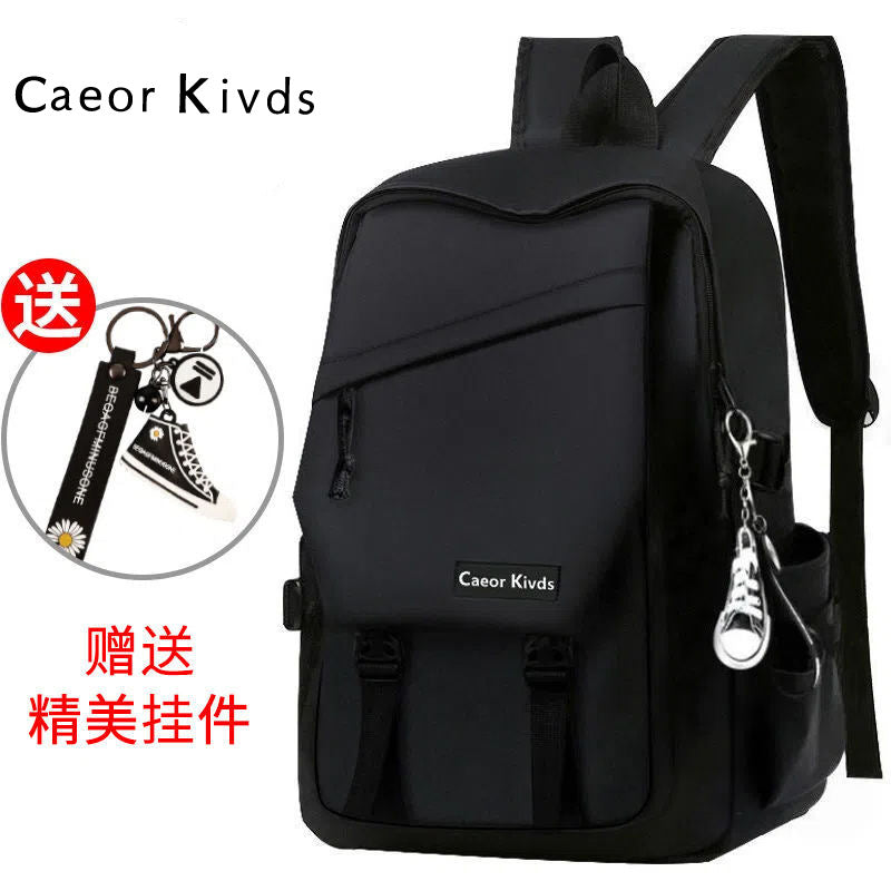 2023 new Korean version of the student backpack ins tide campus backpack for boys and girls large-capacity computer bags and school bags
