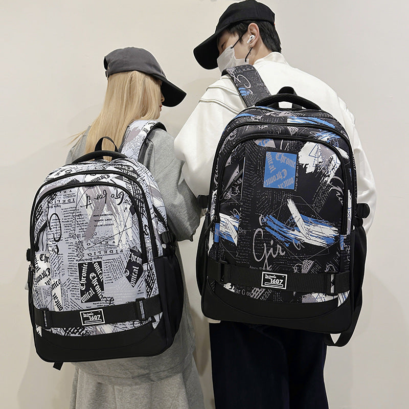 Japanese-style large-capacity backpack for men, college students, leisure sports, computer travel, lightweight backpack, backpack for junior high and high school students