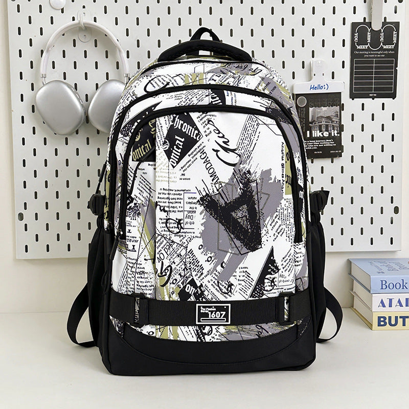 Japanese-style large-capacity backpack for men, college students, leisure sports, computer travel, lightweight backpack, backpack for junior high and high school students