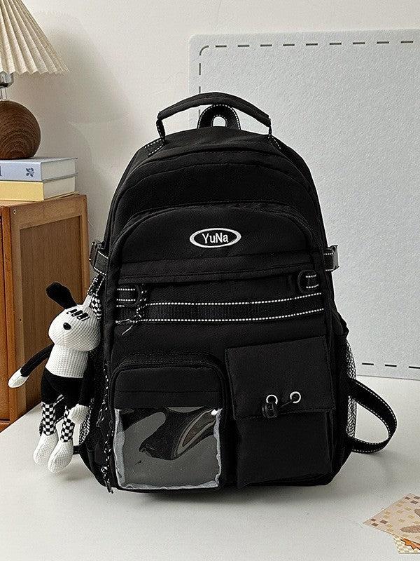 Backpack Japanese ins new Harajuku retro cargo style junior high and high school student backpack large capacity trendy travel bag