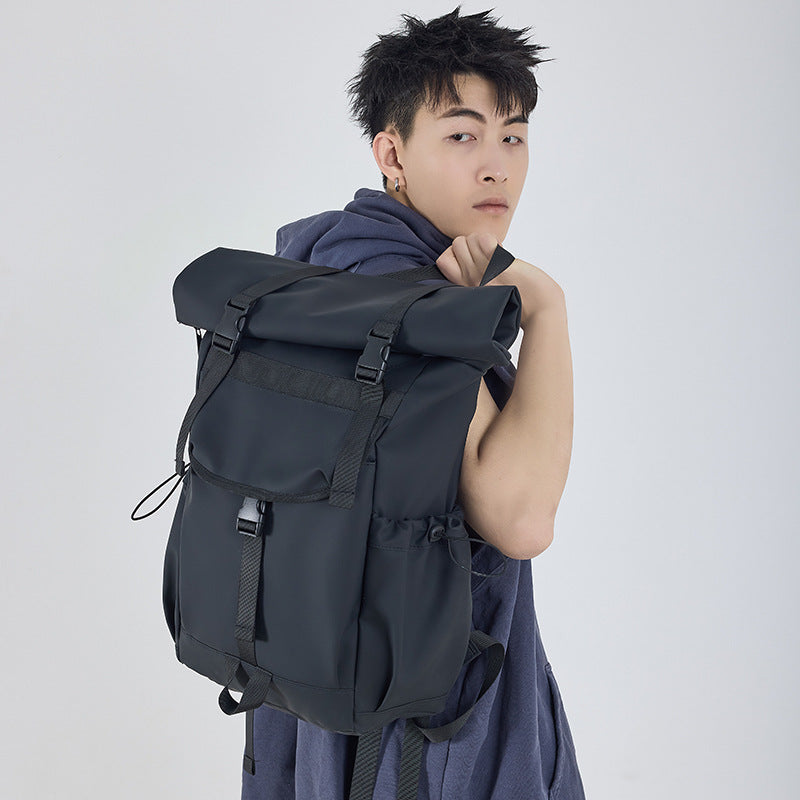 New cross-border backpack men's high-end sense large capacity Korean fashion business backpack water-repellent computer bag trendy