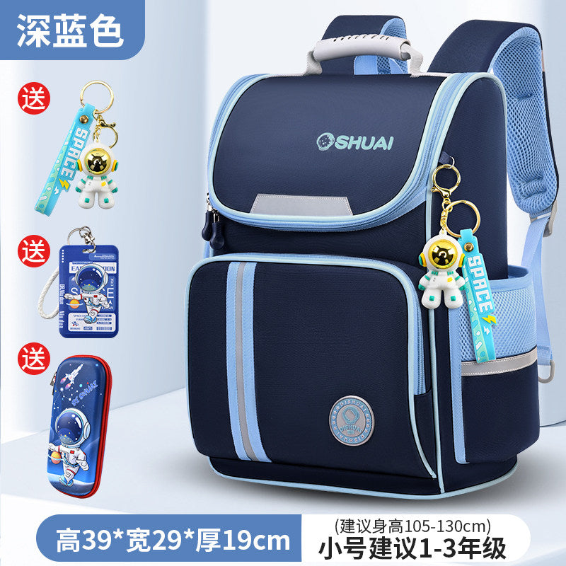 2026 new children's schoolbag for boys, primary school students, boys in grades 1, 2, 3 to 6, and for girls with a large capacity to reduce the burden and protect the spine
