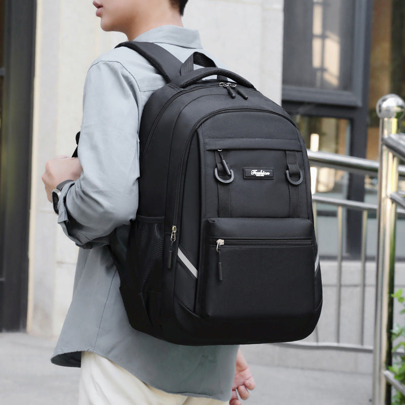 New large-capacity backpack for men and women, student backpack, computer bag, stylish backpack, premium travel bag storage