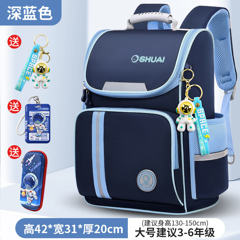 2026 new children's schoolbag for boys, primary school students, boys in grades 1, 2, 3 to 6, and for girls with a large capacity to reduce the burden and protect the spine