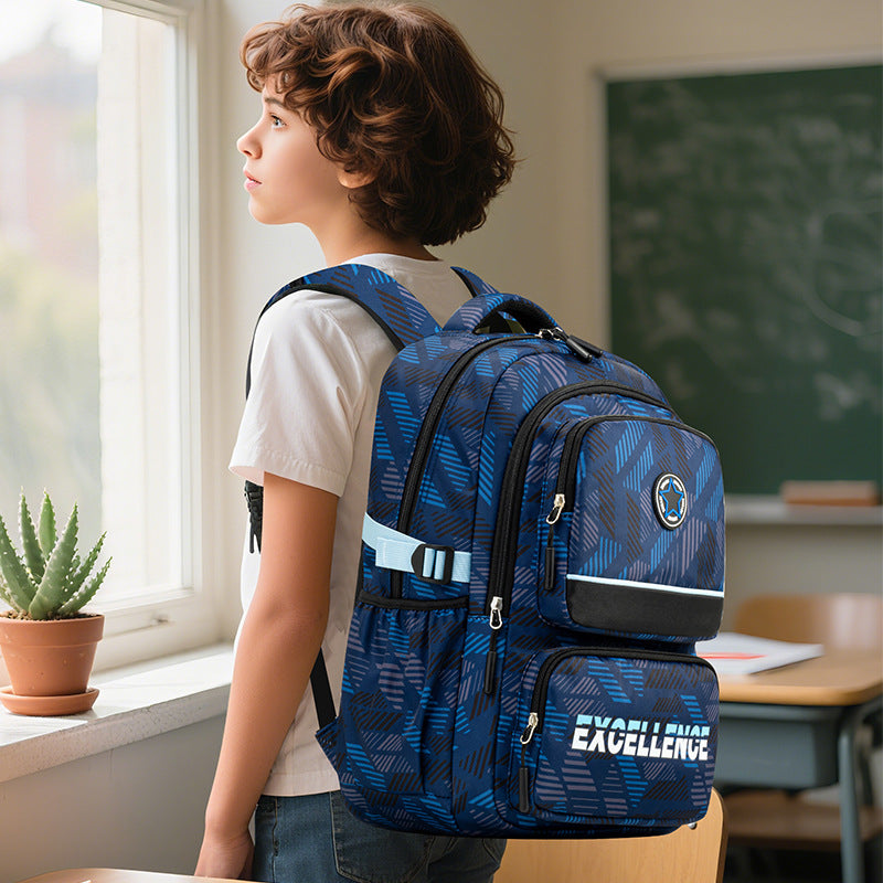 Sesame Baby's new unisex backpack for junior high school students and high school students has a large capacity to reduce the burden