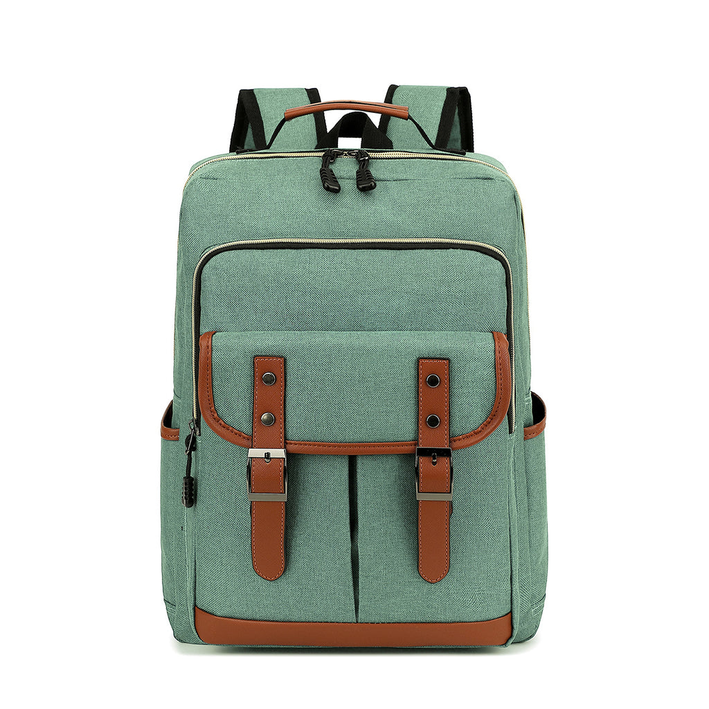 Foreign trade backpack men's personality school bag junior high school student school bag cross-border backpack travel bag large capacity oxford cloth
