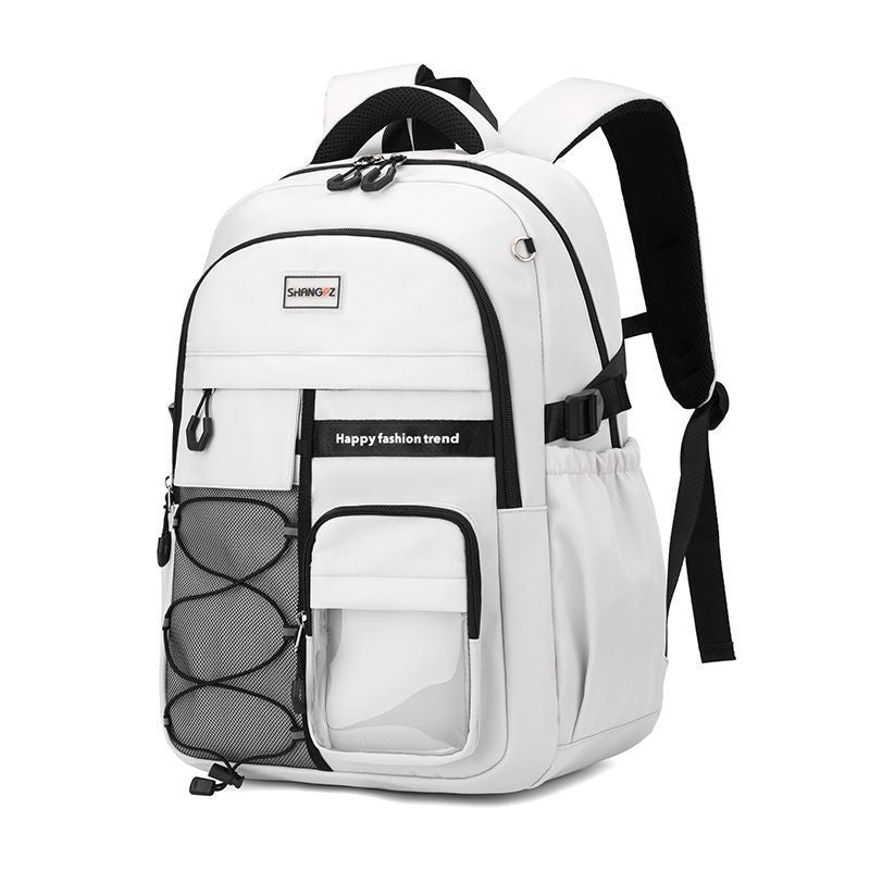 2026 New Lightweight Backpack for Primary and Middle School Students for Weight Reduction and Spine Protection for Middle School Students and High School Girls' Large Capacity Ultra-Light Backpack