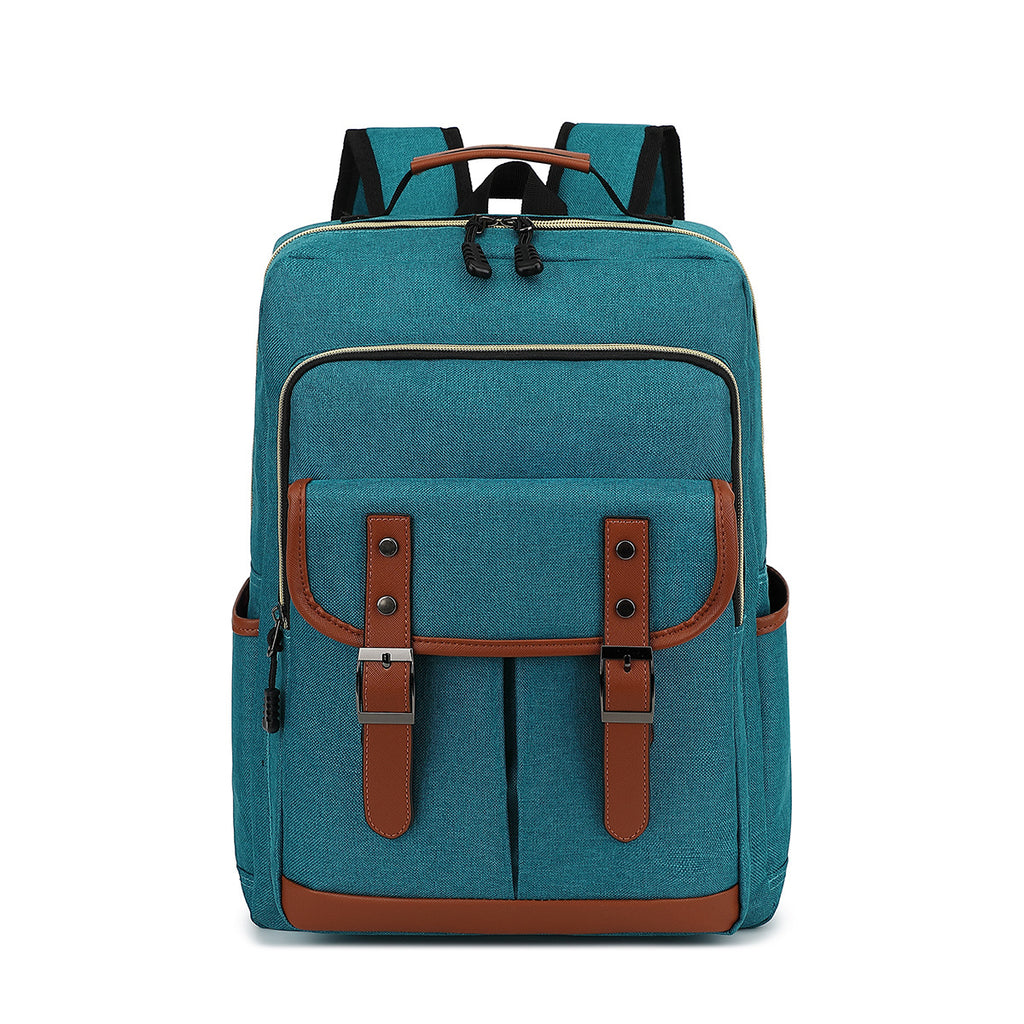 Foreign trade backpack men's personality school bag junior high school student school bag cross-border backpack travel bag large capacity oxford cloth