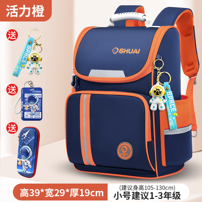 2026 new children's schoolbag for boys, primary school students, boys in grades 1, 2, 3 to 6, and for girls with a large capacity to reduce the burden and protect the spine