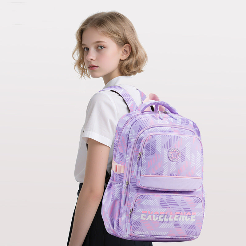 Sesame Baby's new unisex backpack for junior high school students and high school students has a large capacity to reduce the burden