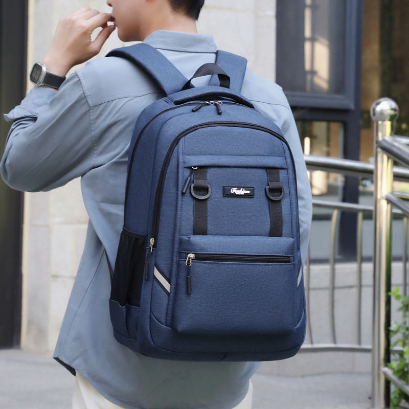 New large-capacity backpack for men and women, student backpack, computer bag, stylish backpack, premium travel bag storage
