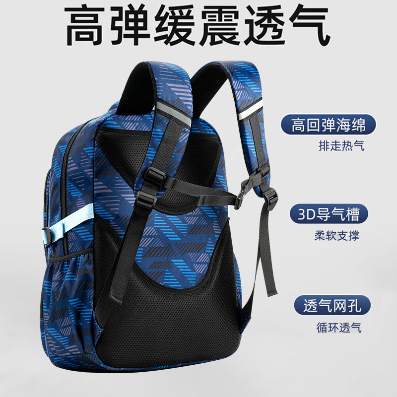 Sesame Baby's new unisex backpack for junior high school students and high school students has a large capacity to reduce the burden