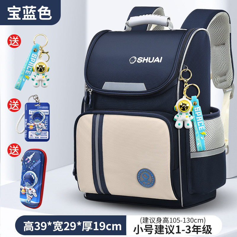 2026 new children's schoolbag for boys, primary school students, boys in grades 1, 2, 3 to 6, and for girls with a large capacity to reduce the burden and protect the spine