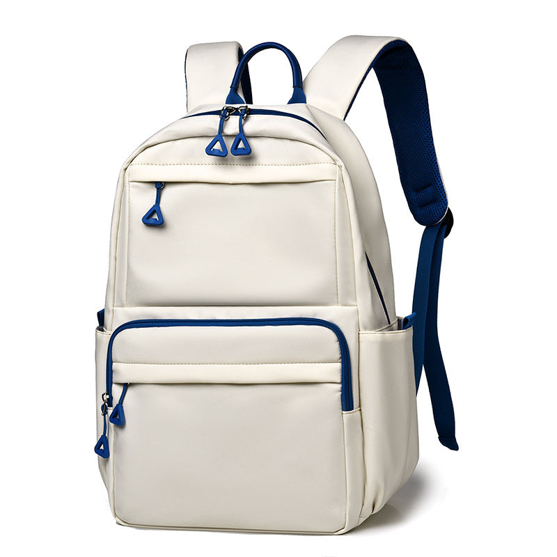 New backpack backpack 14 inch Korean simple student large capacity junior high and high school student casual wholesale