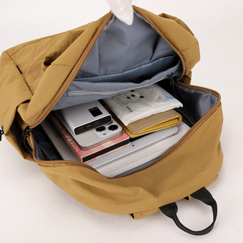 New backpack for men, trendy brand lightweight student backpack, sports short trip, women's waterproof backpack for export wholesale