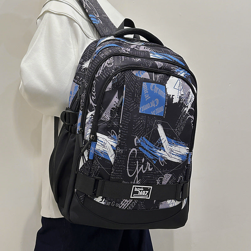 Japanese-style large-capacity backpack for men, college students, leisure sports, computer travel, lightweight backpack, backpack for junior high and high school students
