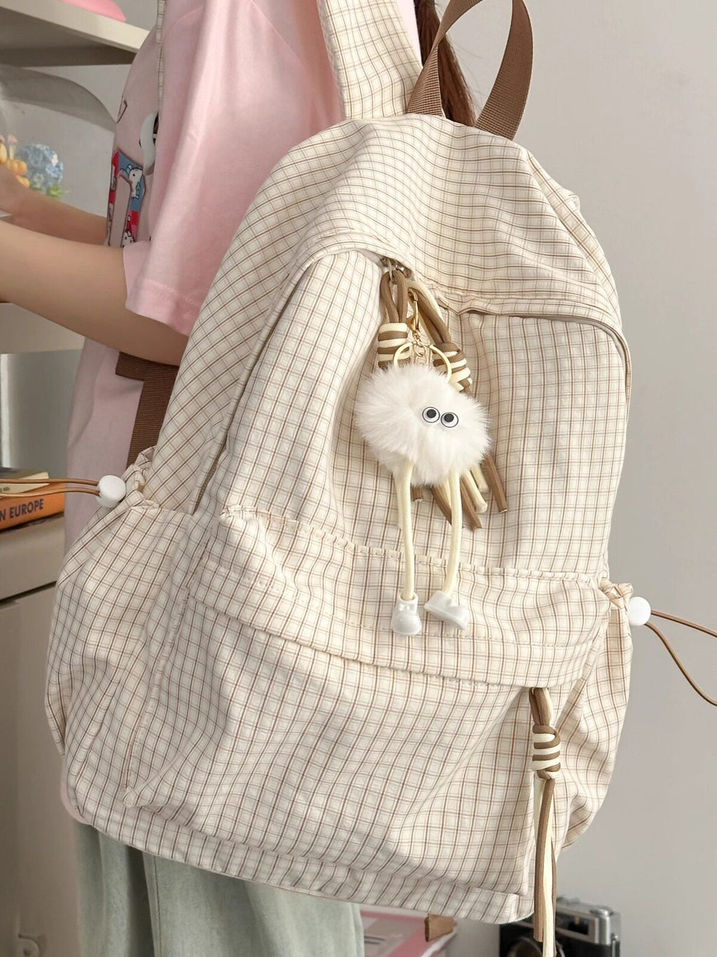 School bags, junior high school girls, high school students, ins niche, 2025 new high-value girls' backpacks, women's backpacks, shoulder bags