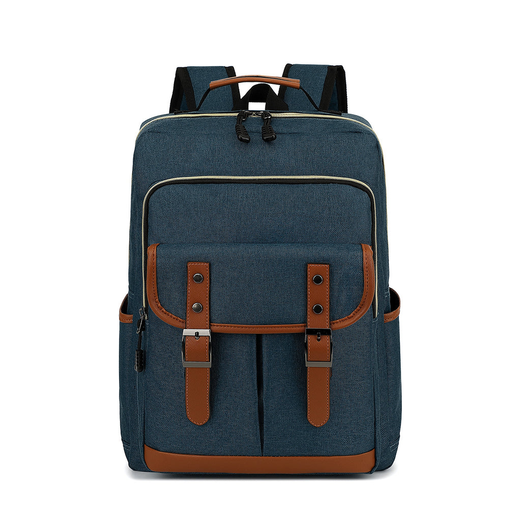 Foreign trade backpack men's personality school bag junior high school student school bag cross-border backpack travel bag large capacity oxford cloth