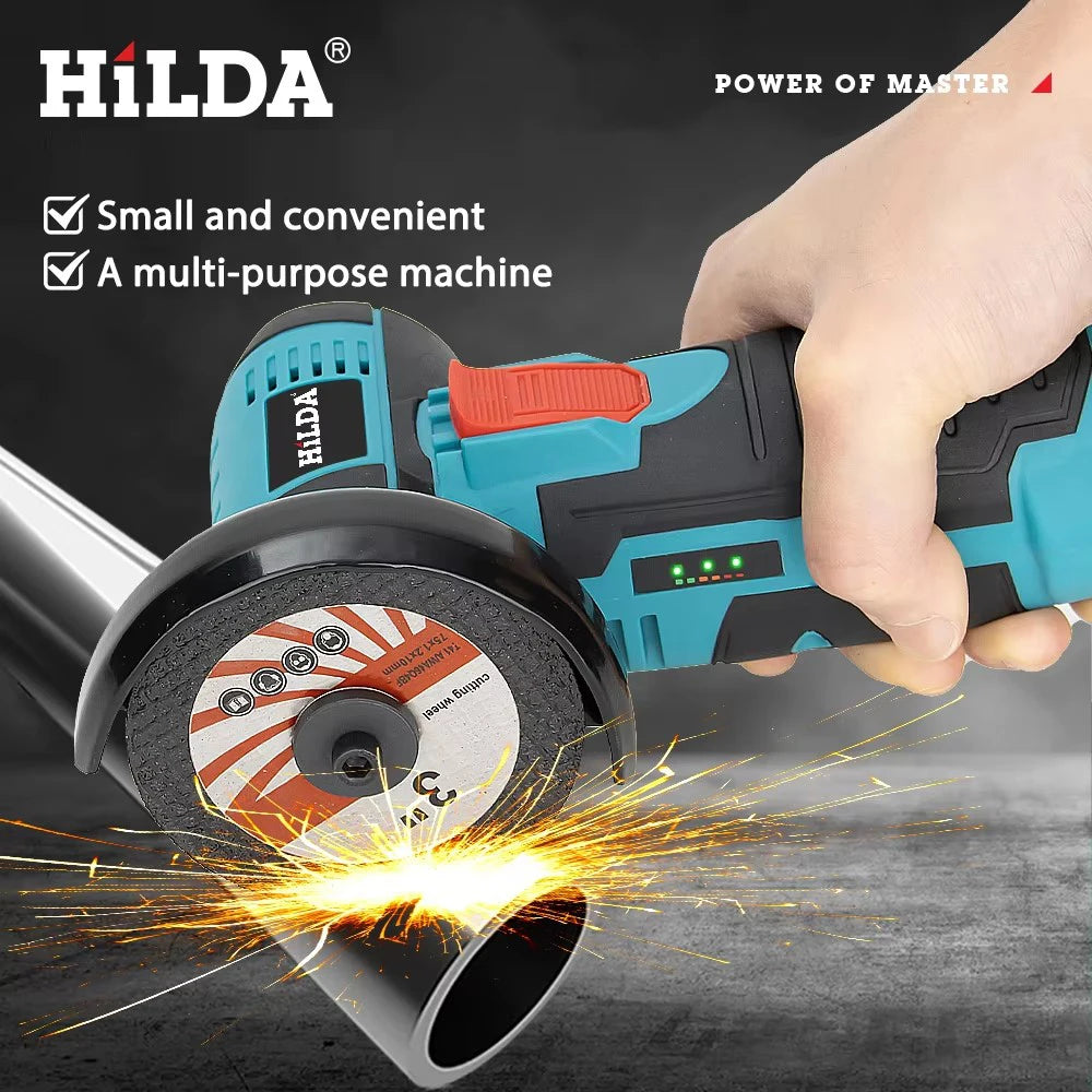 HILDA 12V Angle Grinder Charging Grinding Tool for Polishing and Grinding Diamond Micro Cordless Electric Power Tools
