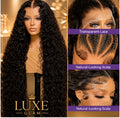 38 40Inch Deep Wave 13x6 Hd Lace Frontal Wig Curly Water Wave Human Hair 5x5 Lace Front Brazilian Wigs For Women Preplucked