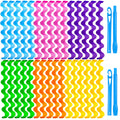 Heatless Hair Curlers Wave Curls Styling Kit For Women Girls On Hair Care - 30 Pcs - 6 Colors