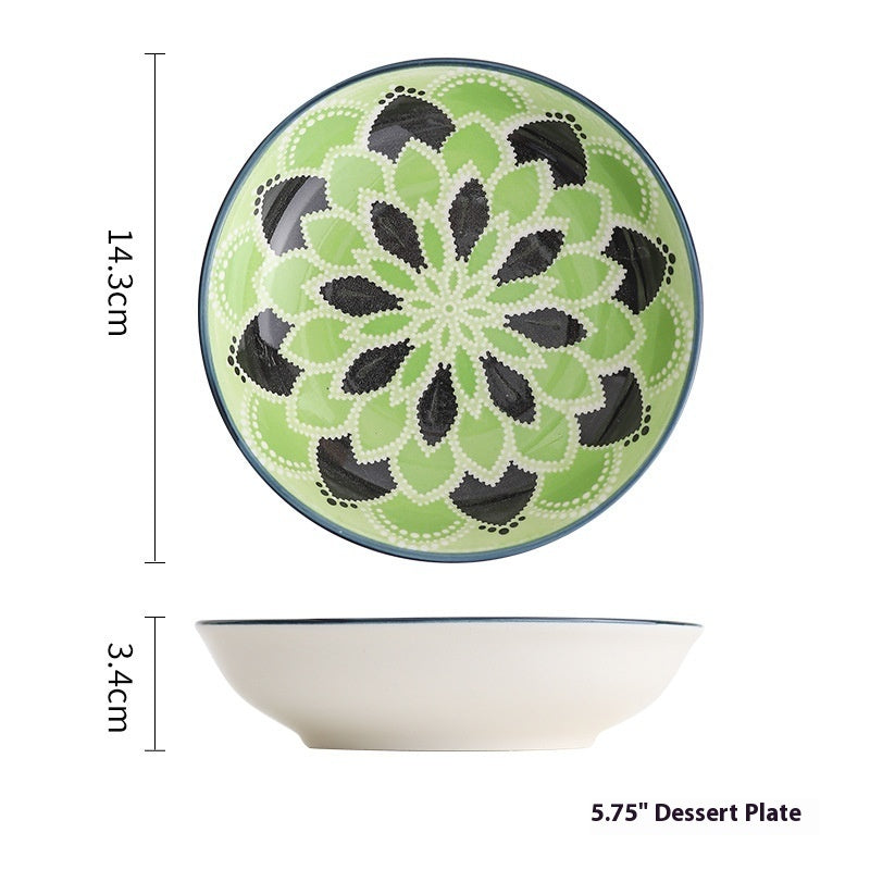 Bohemian Ceramic Sauce Dish Spit Bones