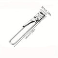 A sturdy and durable kitchen tool suitable for cans and bottles, adjustable manual stainless steel can opener, multifunctional