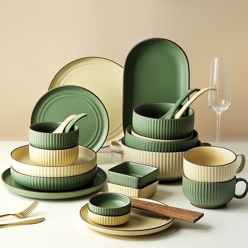 Ceramic Bowl And Dish Set Household Creative Simple Tableware