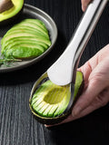 Avocado Slicer 2 In 1 Stainless Steel Avocado Cutter Peeler Knife Pitaya Kiwi Slicer Peeler Kitchen Gadget Fruit Vegetable Tools