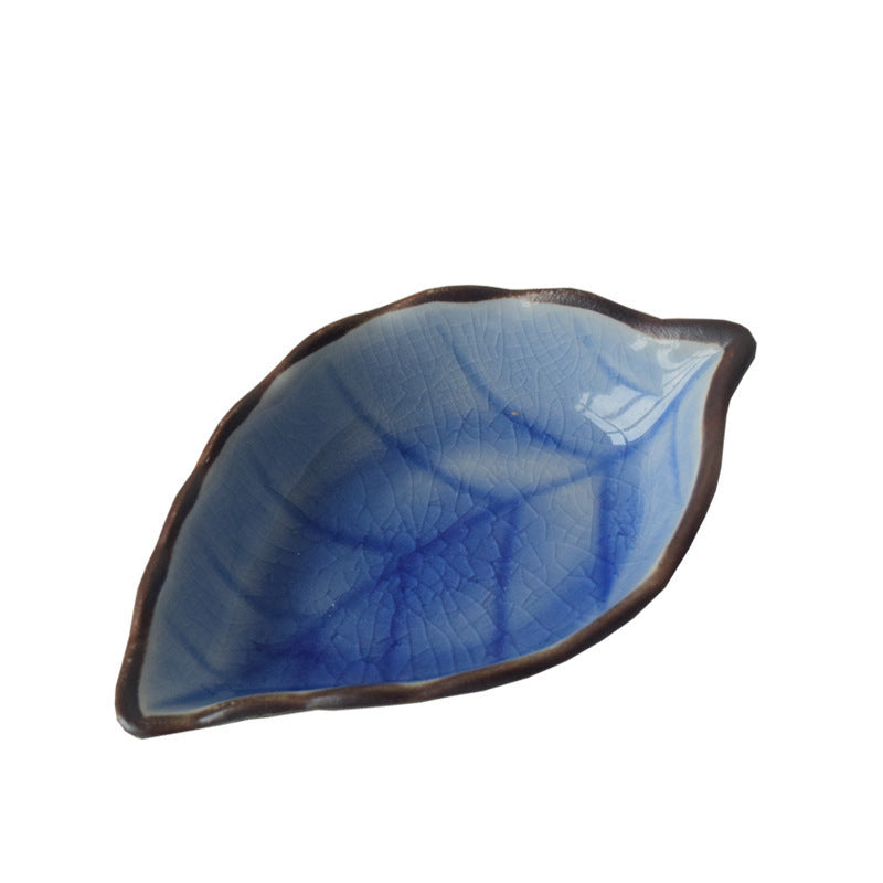 Kitchen Seasoning Dish Ice Cracked Glazed Bone Dish Vinegar Dish Soy Sauce Dish