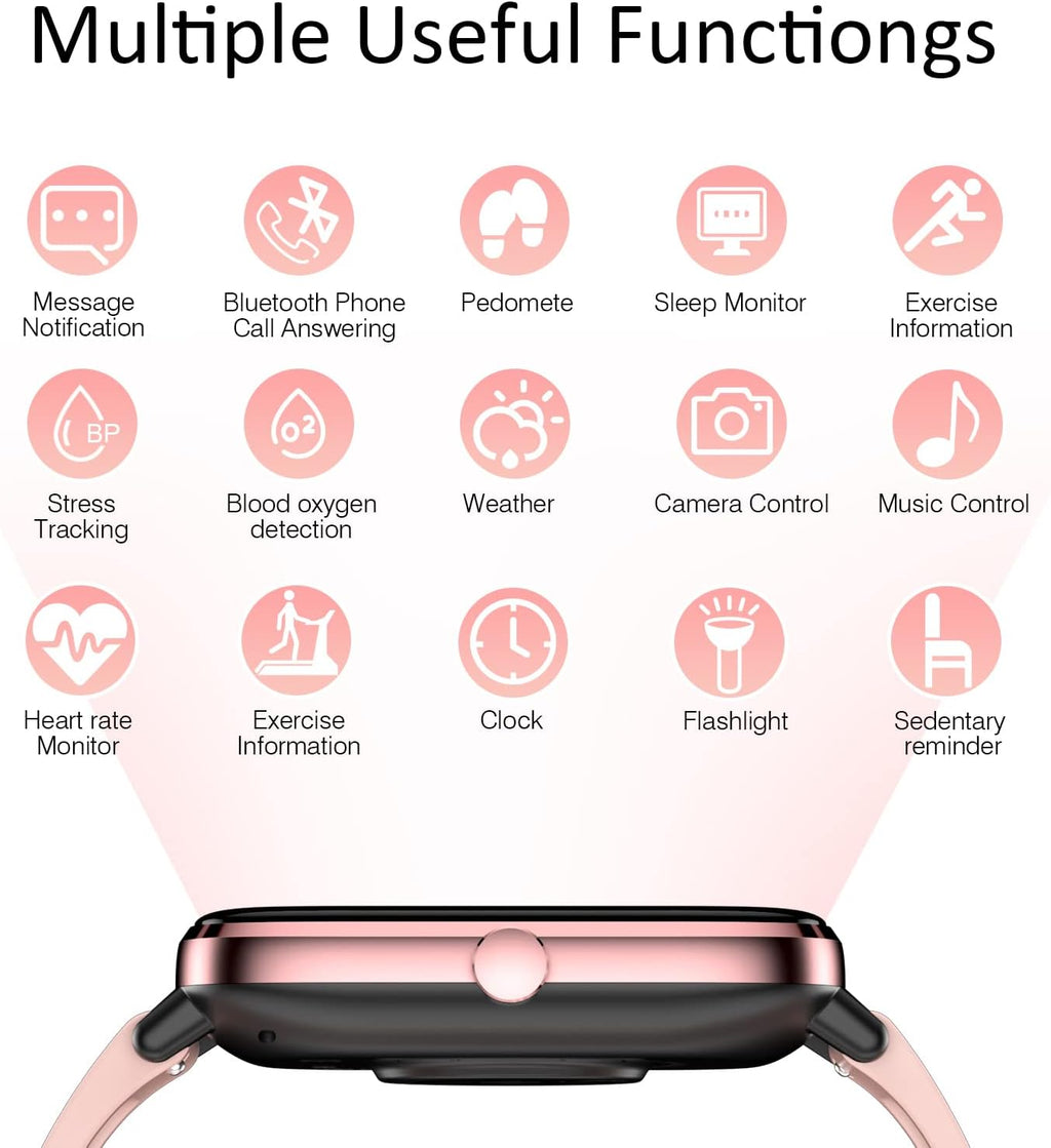 New Smartwatches Now On Sale, Featuring Message Alerts, Call Answering, Health Monitoring, Activity Tracking, Notification Reminders, And Fitness Functions.