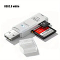 2-in-1 Multi Functional  USB 3.0 Card ReaderMicro SD TFMemoryCardReaderUSBFlashDrive CardreaderAdapter For PCLaptops Accessories