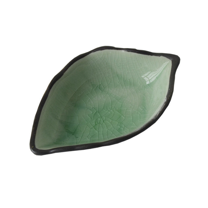 Kitchen Seasoning Dish Ice Cracked Glazed Bone Dish Vinegar Dish Soy Sauce Dish