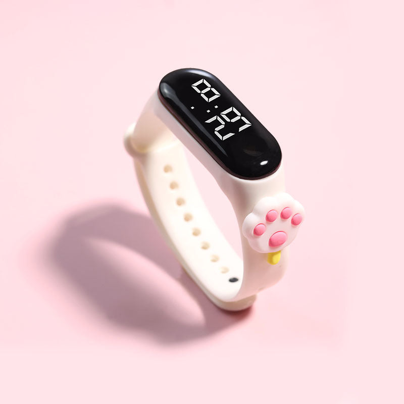 LED Electronic Watch Student Cute Doll Luminous
