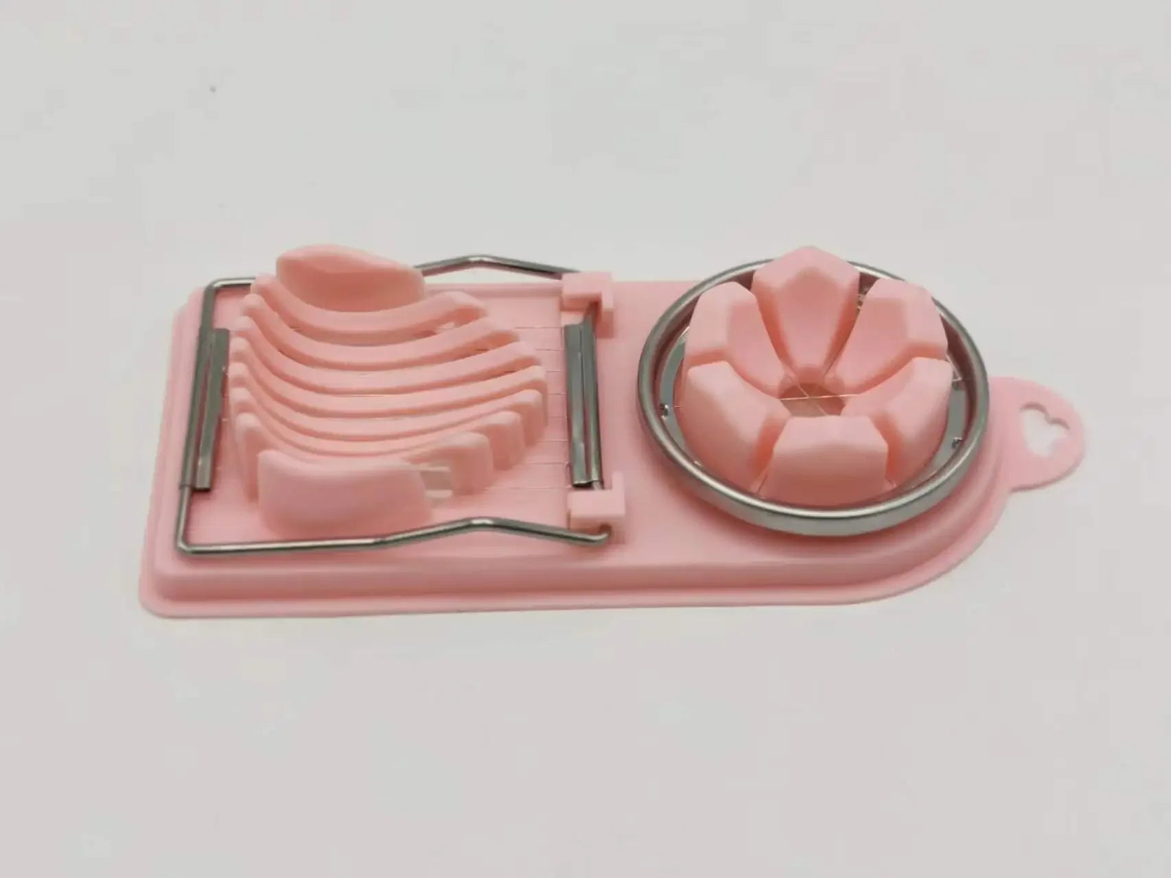 Multifunctional PP Base egg cutter 2-in-1 stainless steel wire pull egg cutter for hanging high-quality kitchen accessory tools