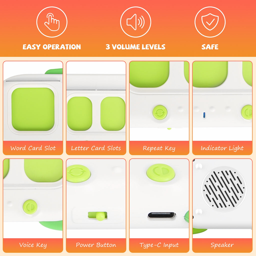 Talking Flash Cards And Finger Counting Math Board Interactive Learning Toys For Kids Aged Over 3  Number Alphabet Words Song Learning