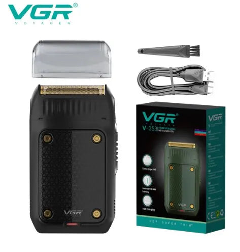 VGR V-353 Shaver Professional Razor Electric Shaving Machine Portable Beard Trimmer Rechargeable Razor Mini Shaver for Men